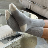 Classic Cashmere Socks Grey