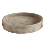 Hand-Carved Wood Tray
