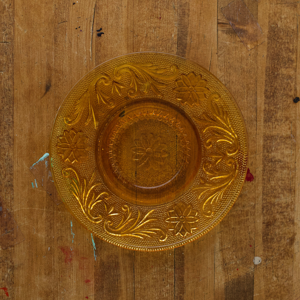 Vintage Indiana Glass Daisy Plate