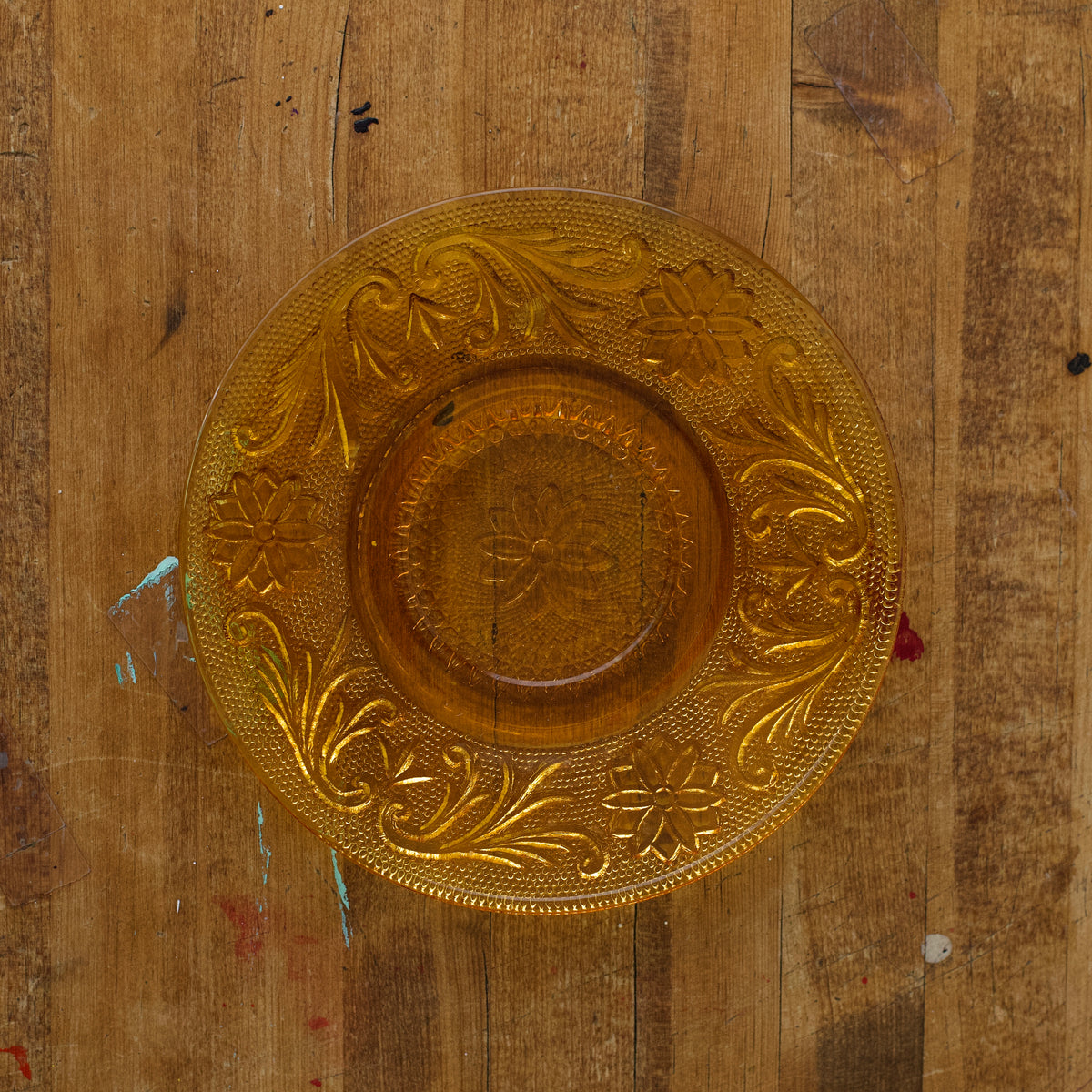Vintage Indiana Glass Daisy Plate