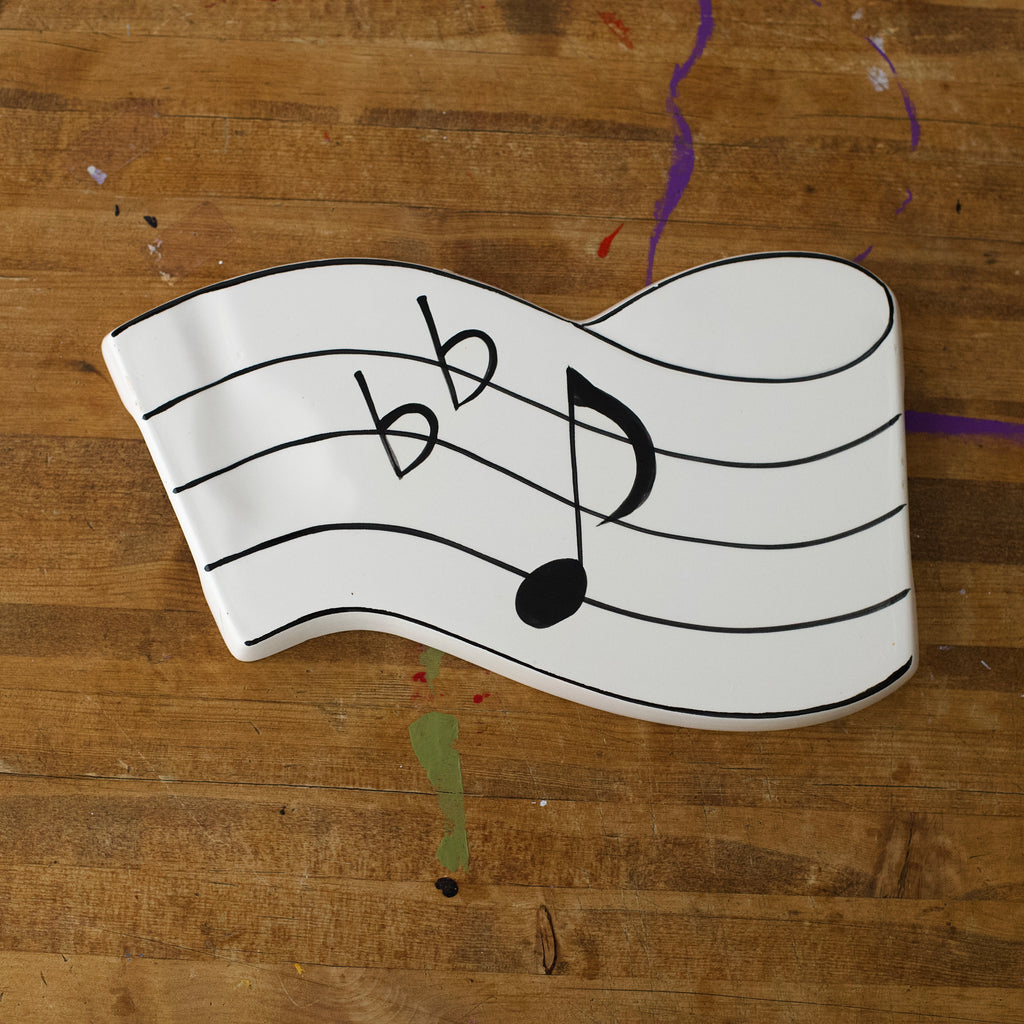 Vintage Music Collection Ceramic Platter