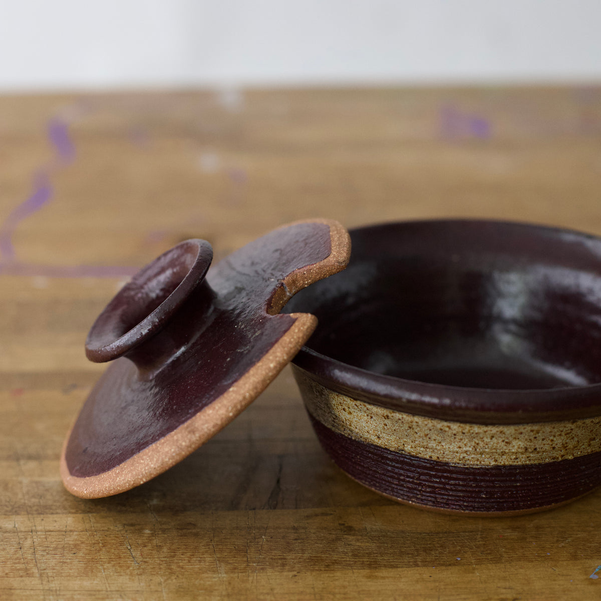 Handmade Ceramic Lidded Pot