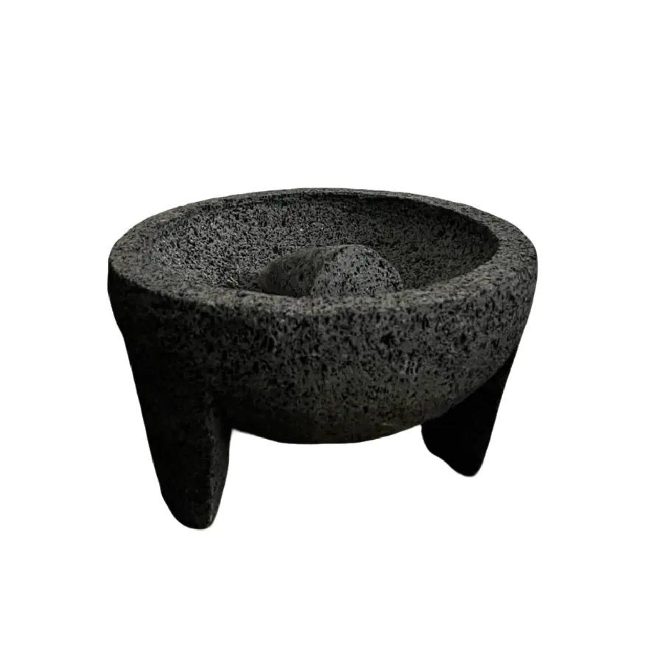 Artesania Diaz Molcajete Original 100% Lava Volcanic Stone Mortar and Pestle - Versatile Kitchen Tool for Grinding and Crushing Ingredients - Utensils