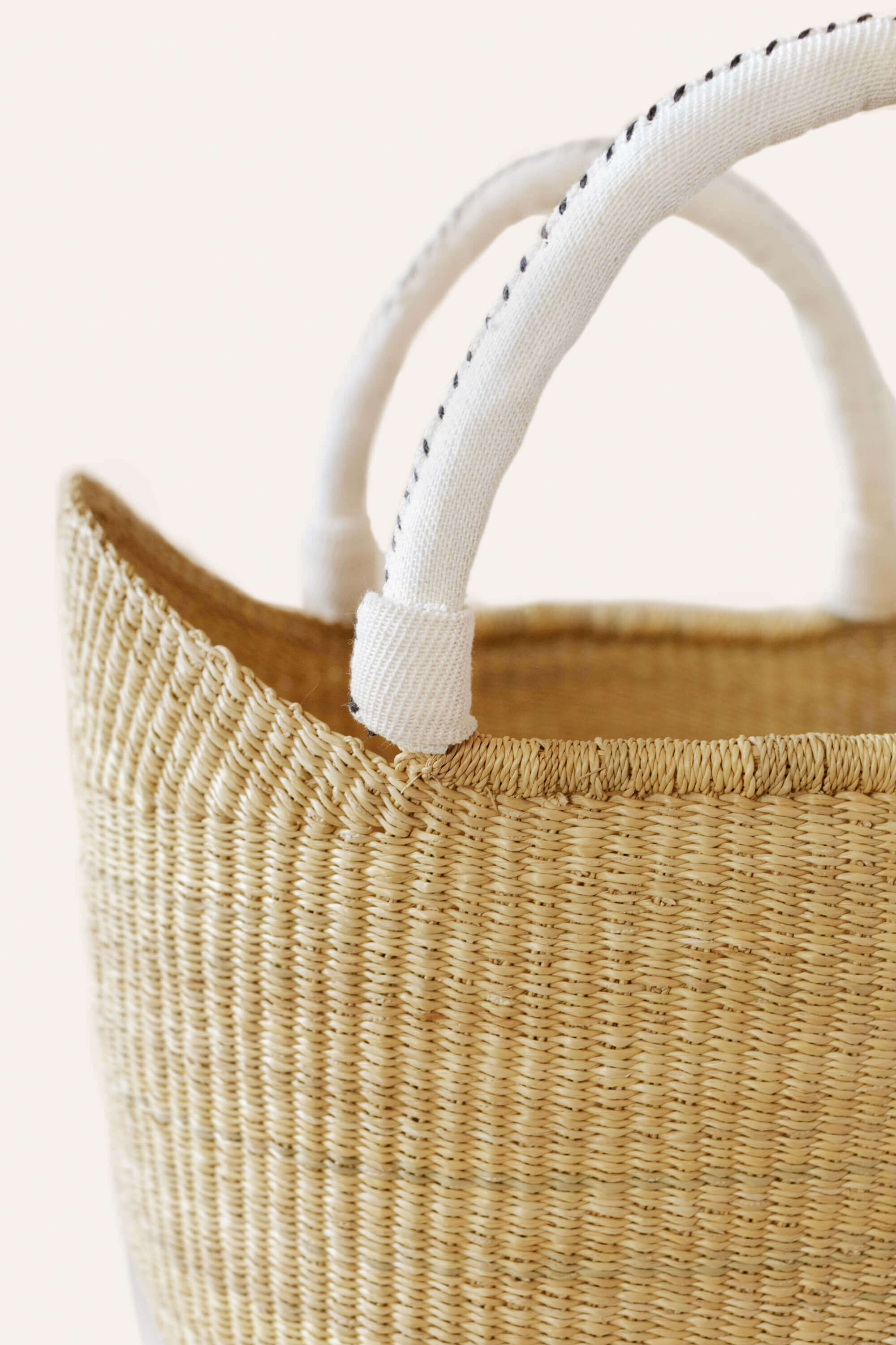 Indego Africa Natural Bolga Tote Cream