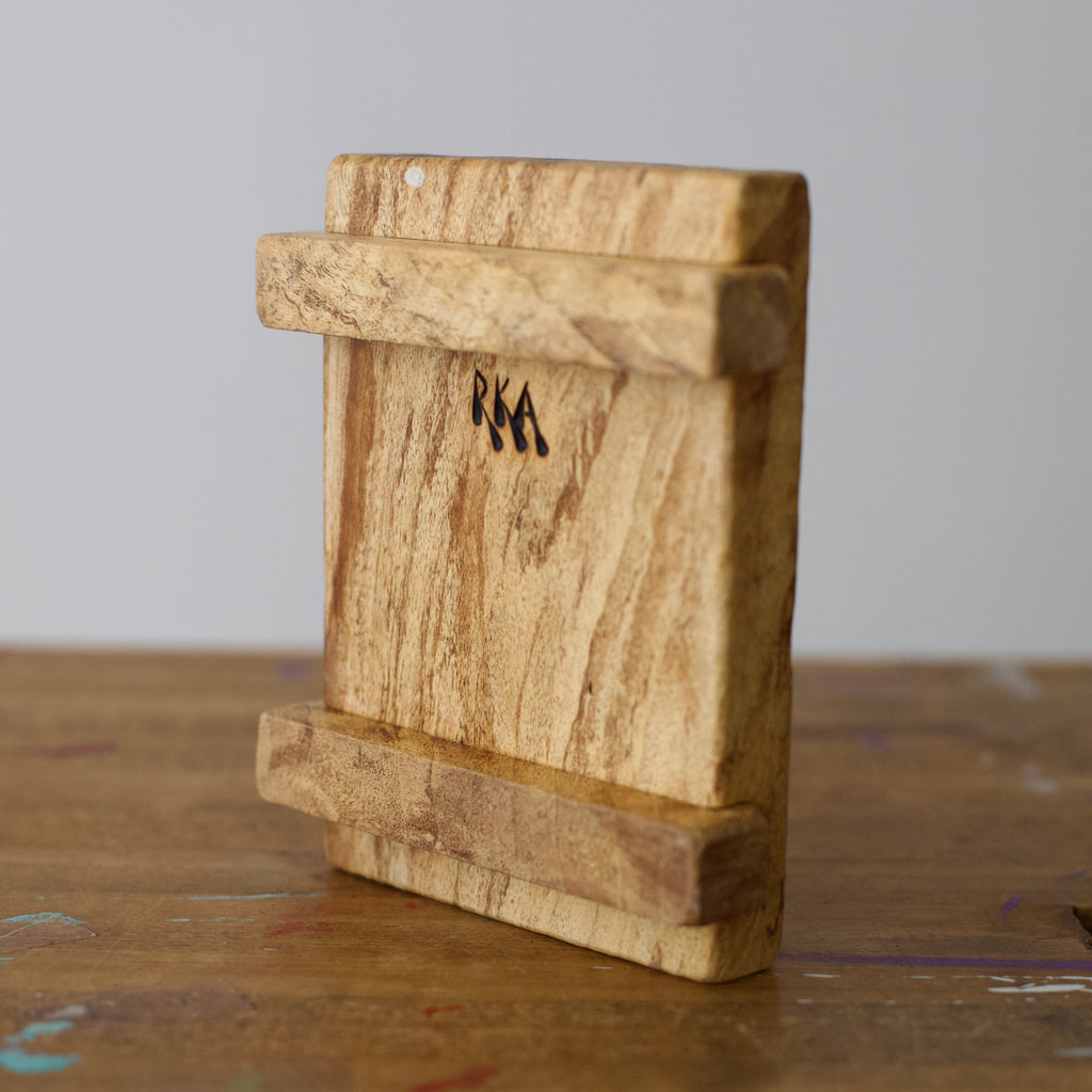 Set Of Two Handmade Rustic Small Wooden Riders