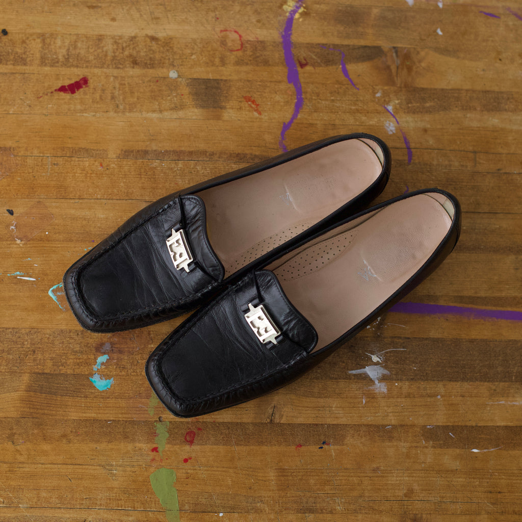 Vintage Escada Loafers Made in Italy Size 6W