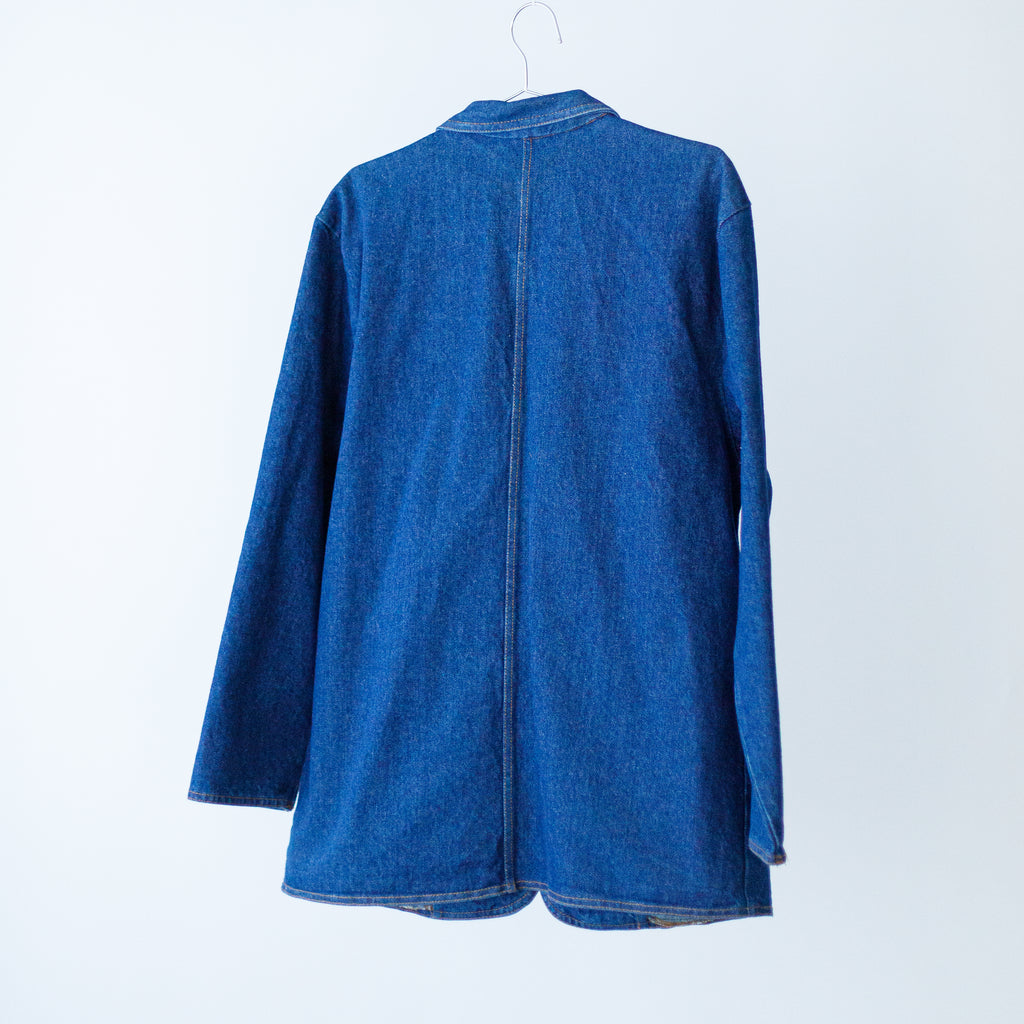 Vintage Denim Blazer Size Womens 1X or Mens L