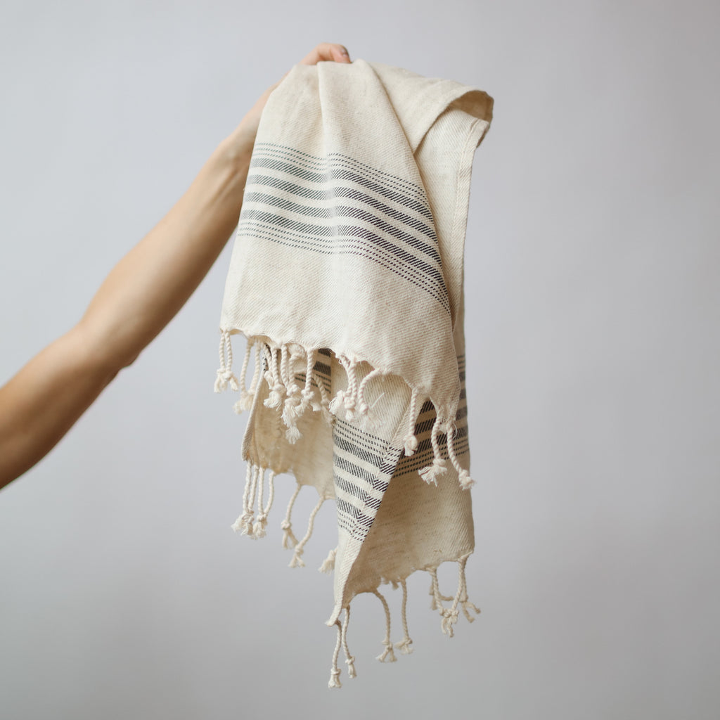 Turkish Hand Towel In Stripe