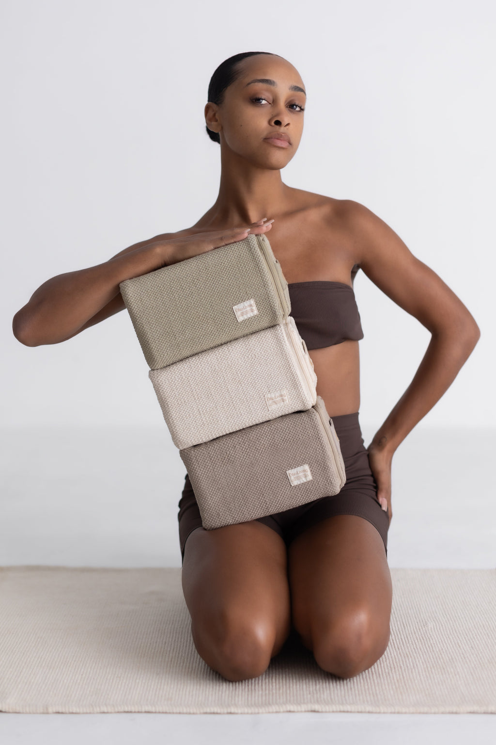 Oko Living Yoga Block - Naturally Dyed Organic Cotton