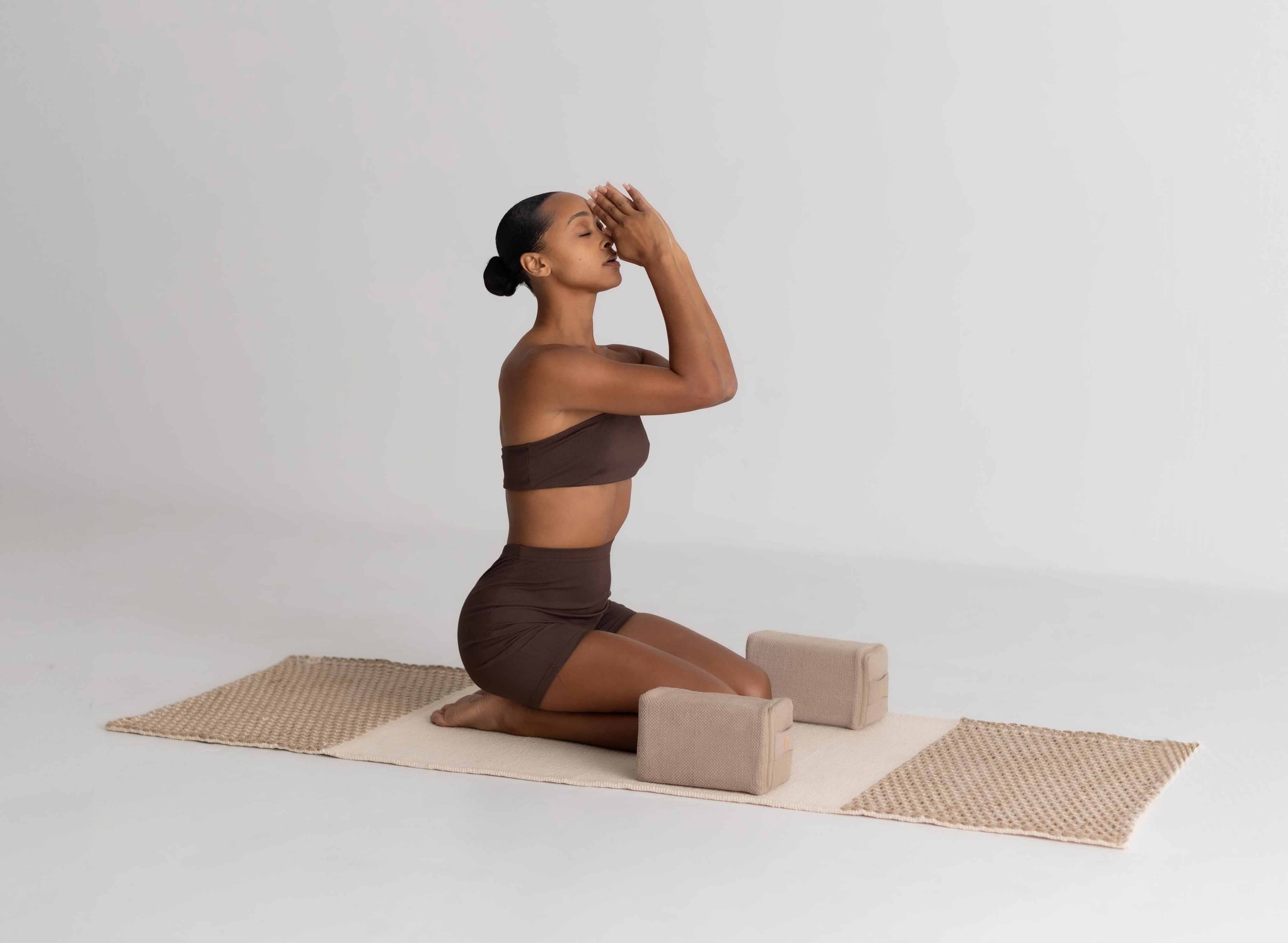Oko Living Yoga Block - Naturally Dyed Organic Cotton