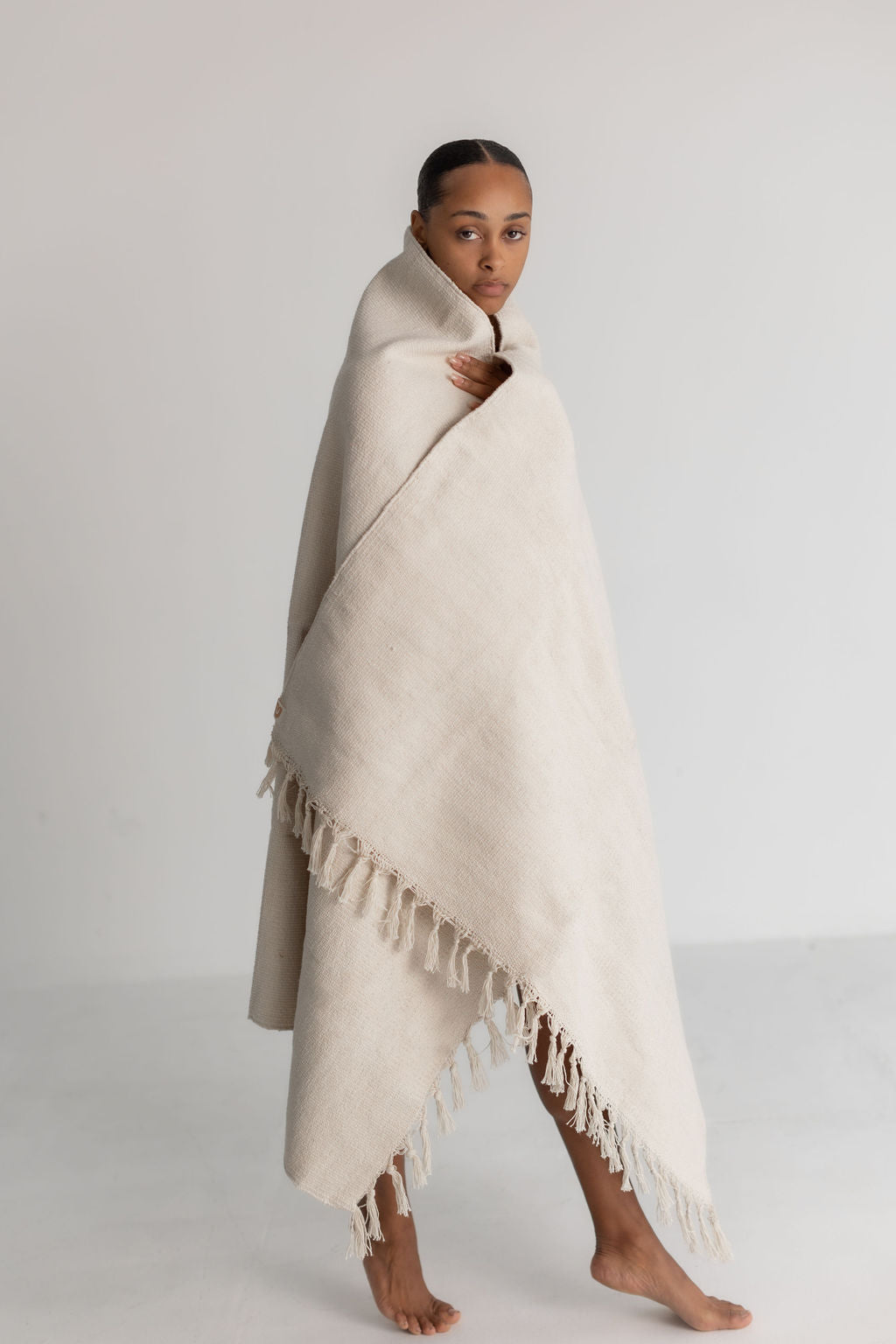 Oko Living Organic Cotton Yoga Blanket - Naturally Dyed