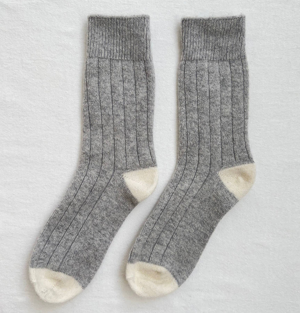 Classic Cashmere Socks Grey
