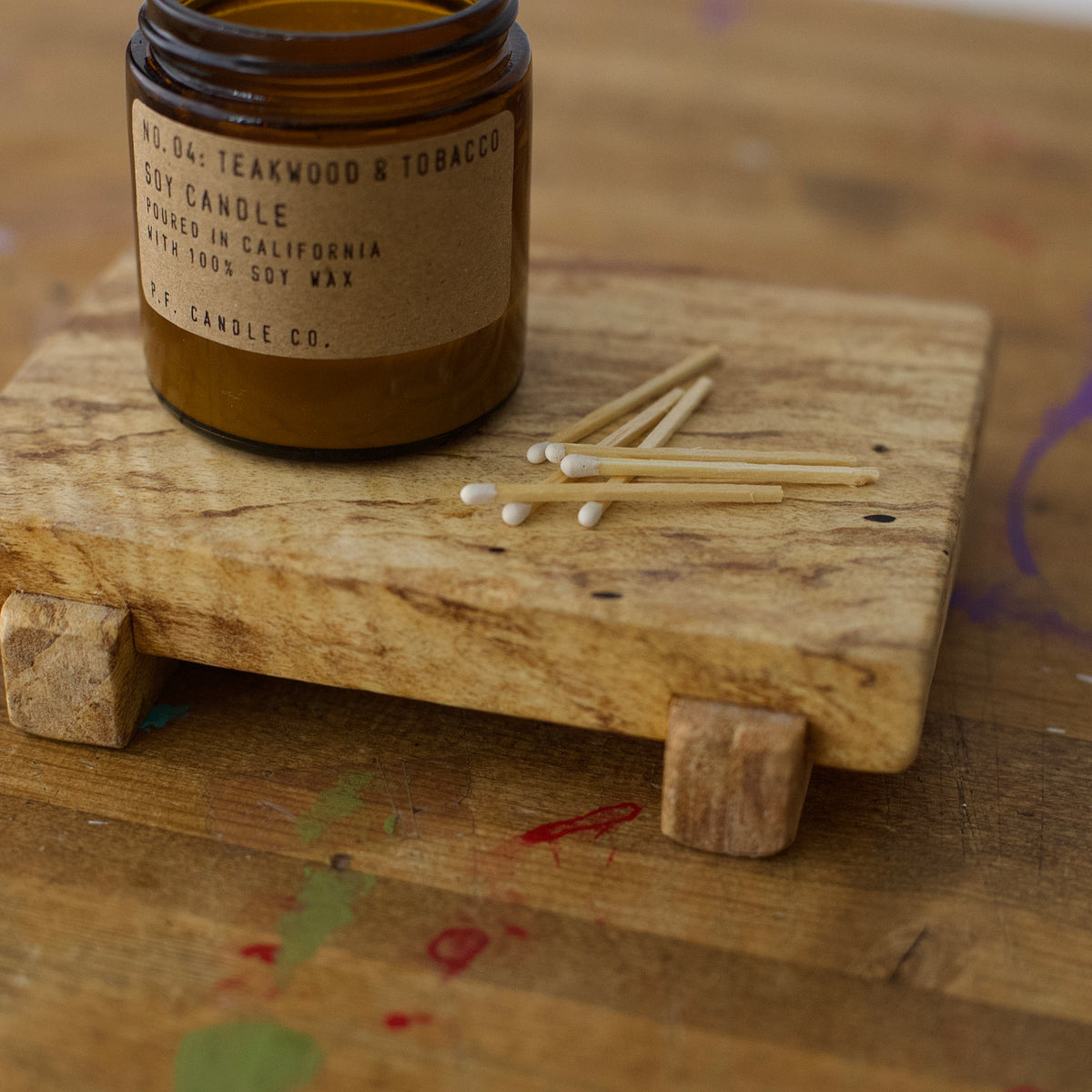 Set Of Two Handmade Rustic Small Wooden Riders