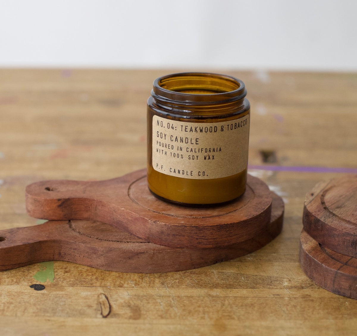 Set of Round Wooden Mini Serving Boards