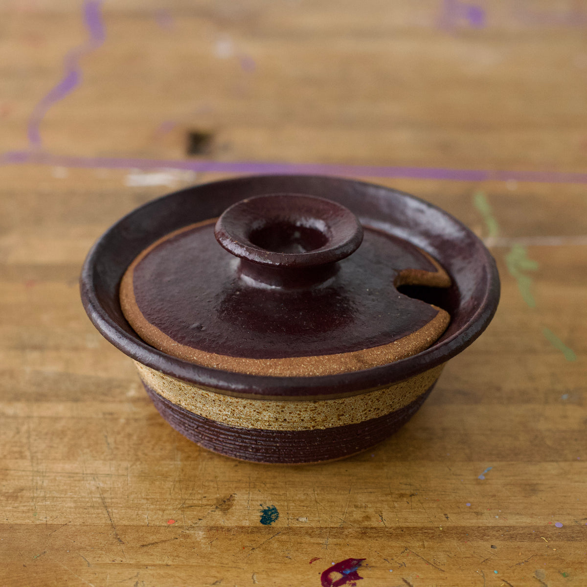 Handmade Ceramic Lidded Pot