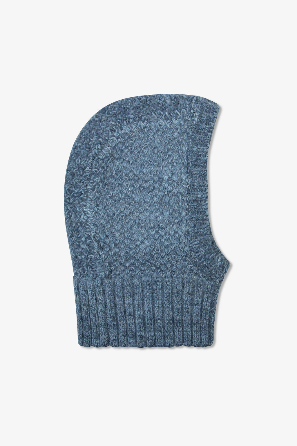Alpaca Balaclava Fitted Hood - Glacier Blue
