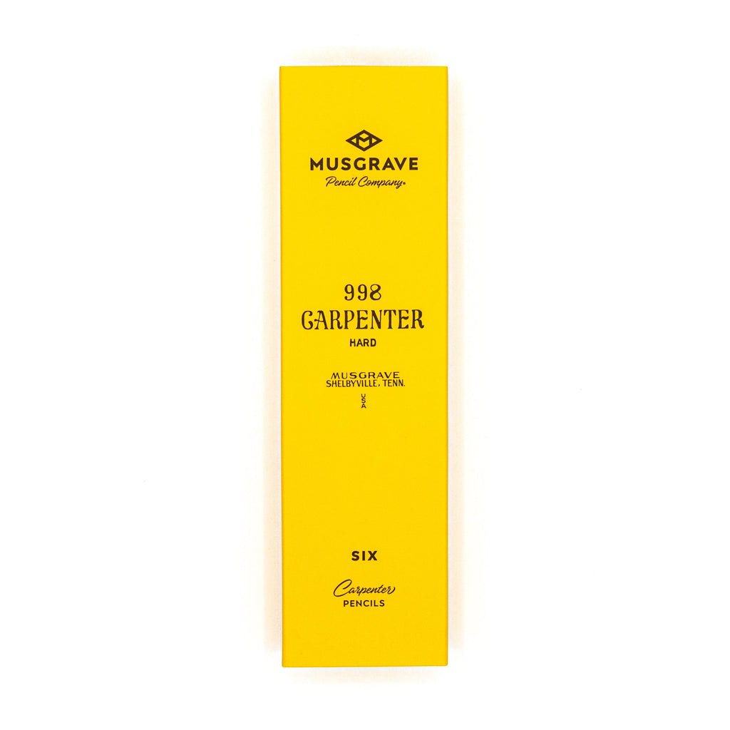 Musgrave Pencil Company | Pencil Set | 998 Carpenter 6-Pack