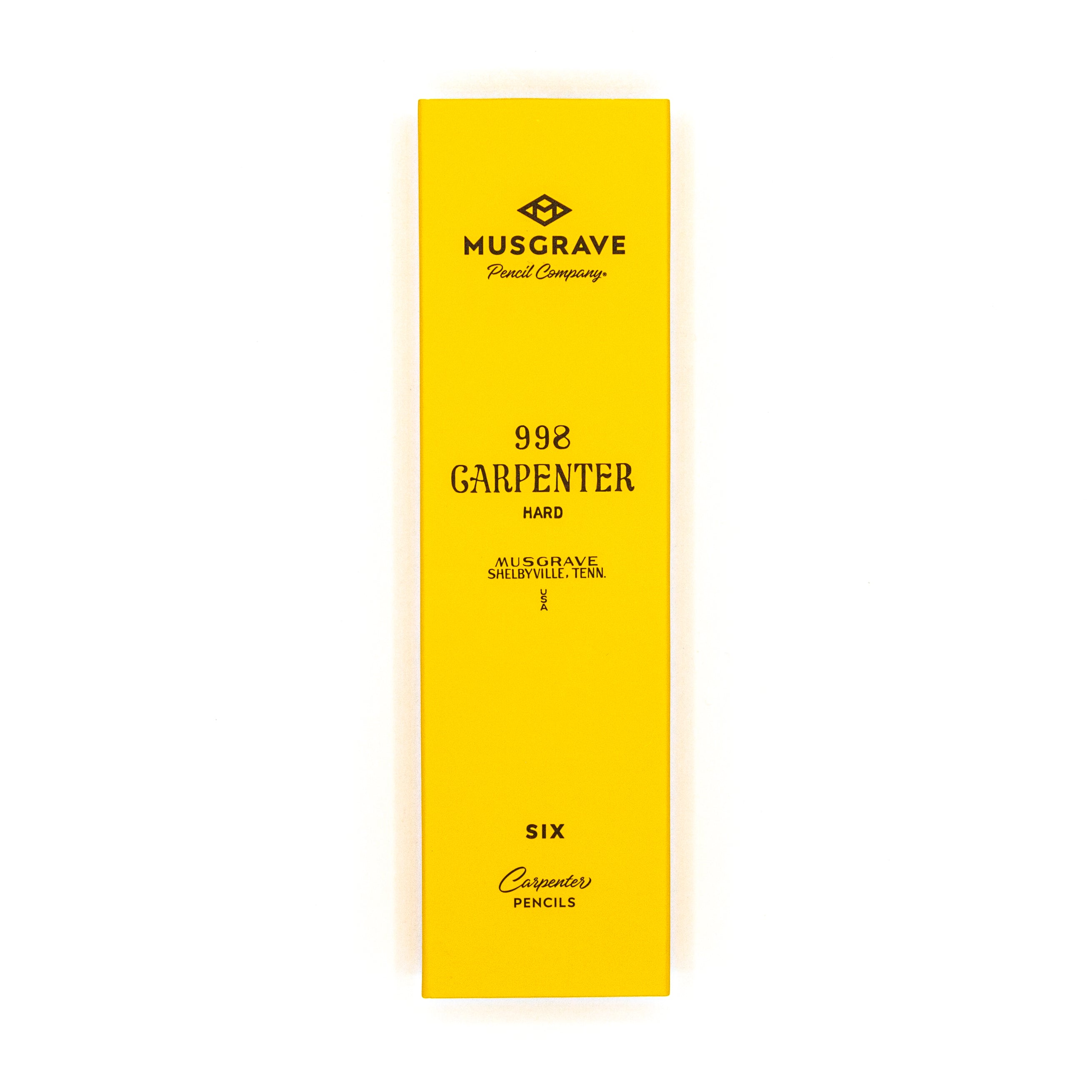 Musgrave Pencil Company | Pencil Set | 998 Carpenter 6-Pack