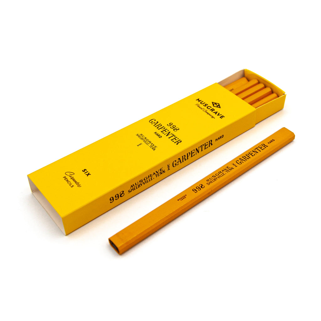 Musgrave Pencil Company | Pencil Set | 998 Carpenter 6-Pack