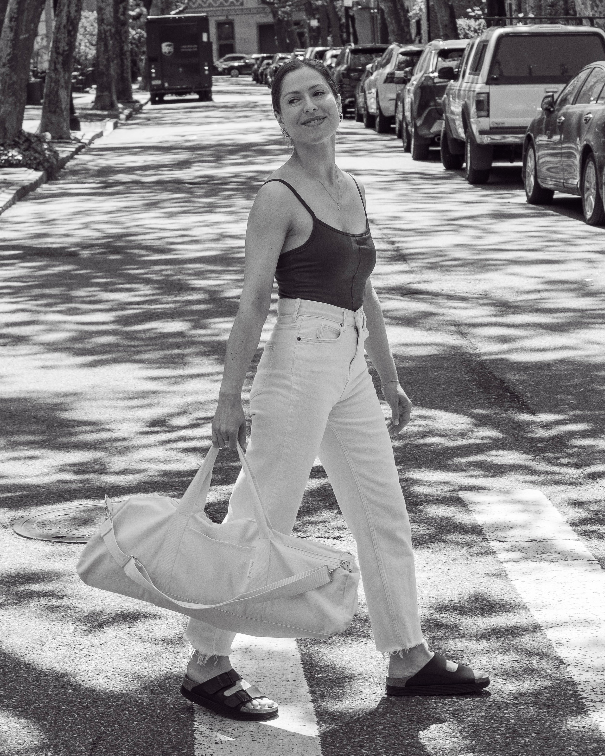 Ananday Canvas Yoga Bag in Natural