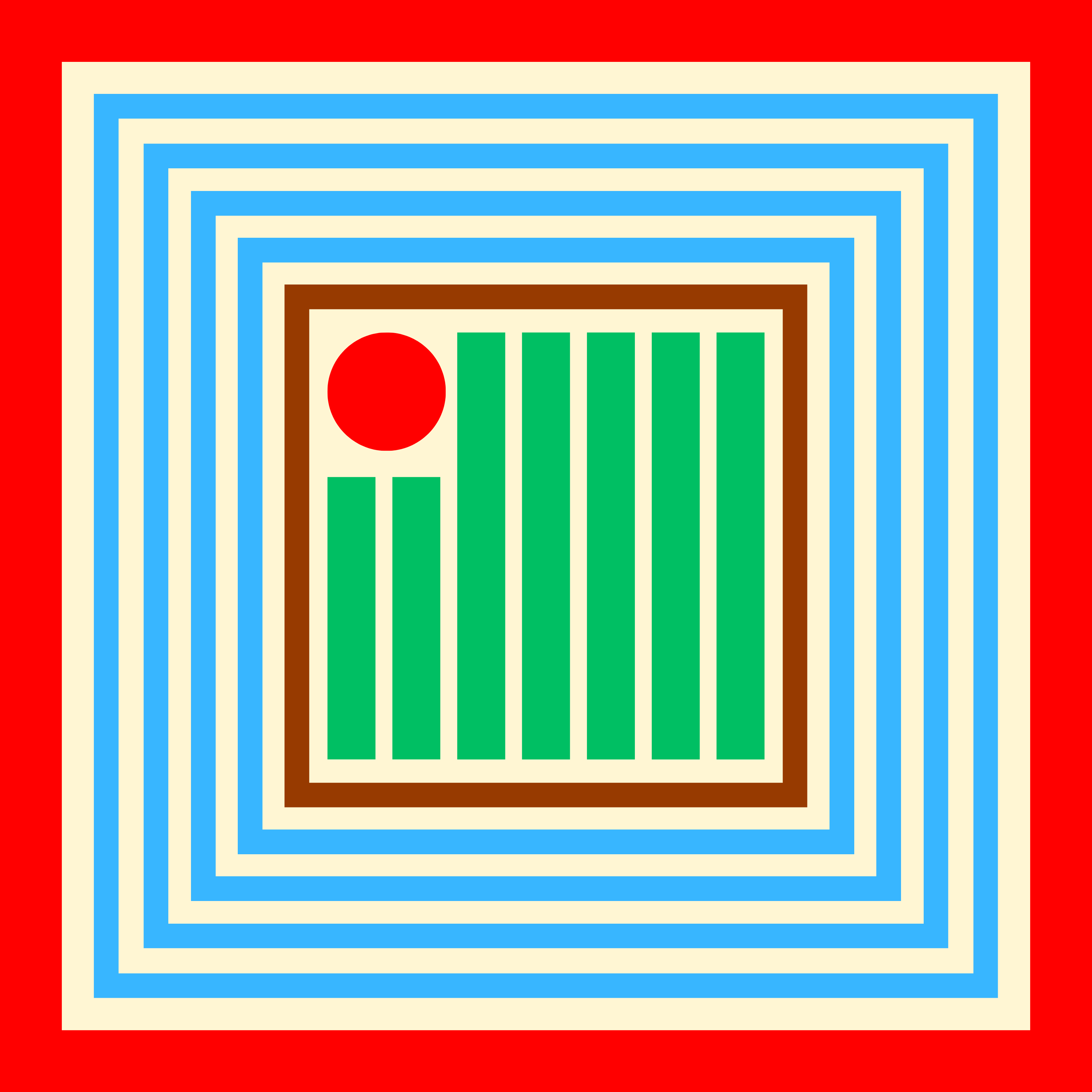 DUSHYANT. Archie Bandana No. 19 - Light Green Lines with Red Dot Print