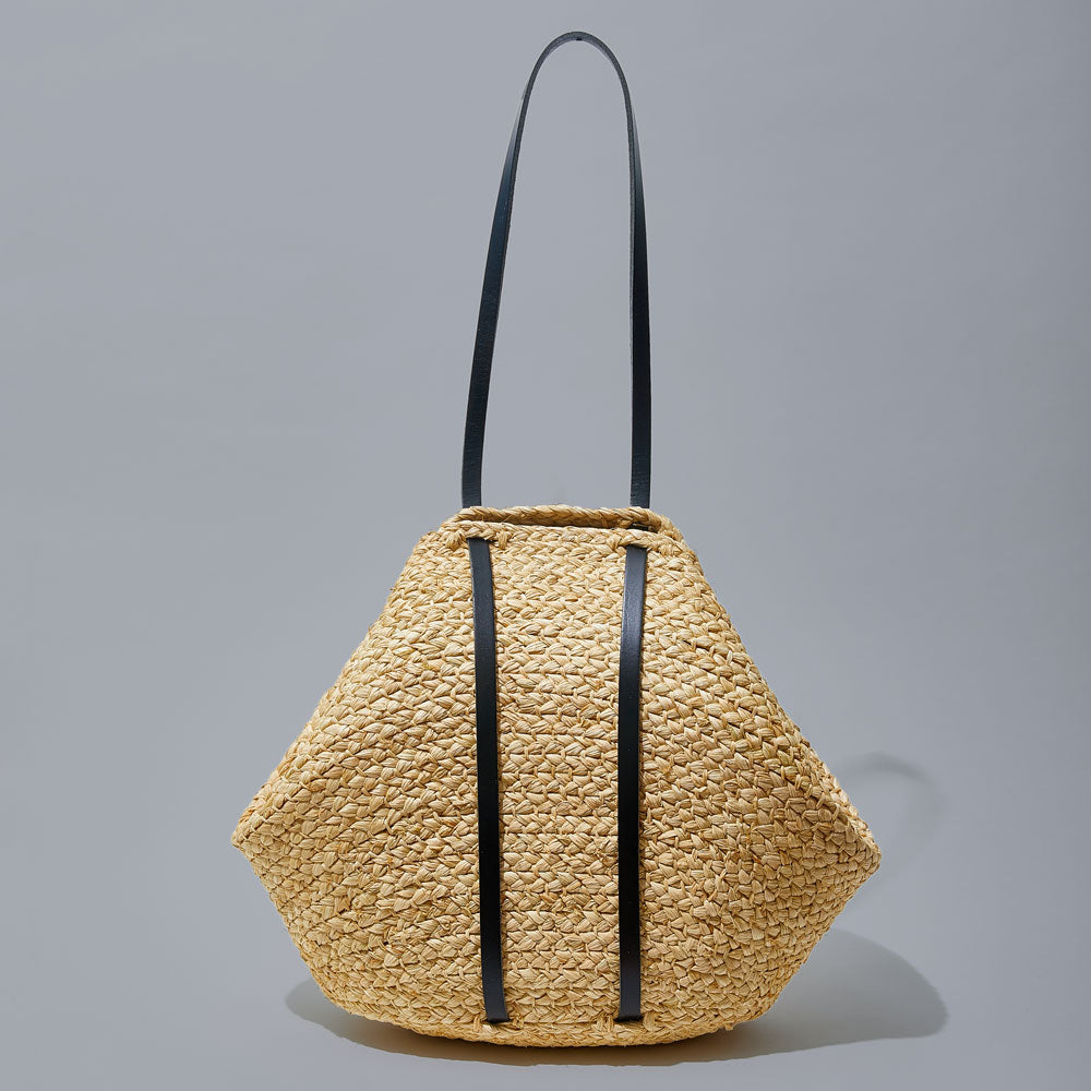 Indego Africa Keza Braided Raffia Carryall