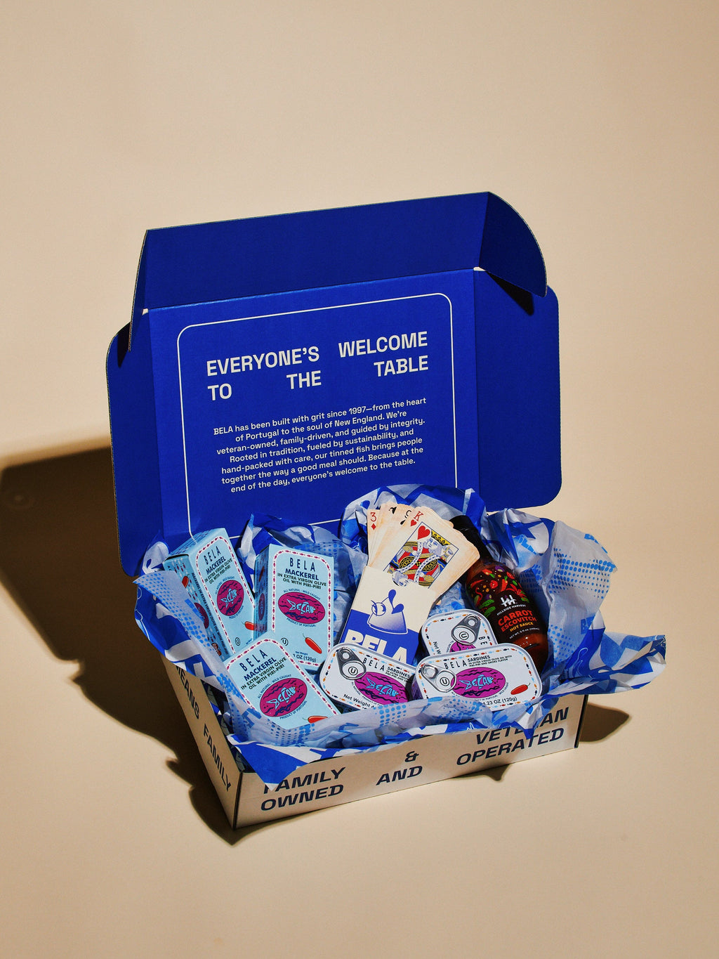 BELA Brand Seafood Spicy Card Night Gift Set