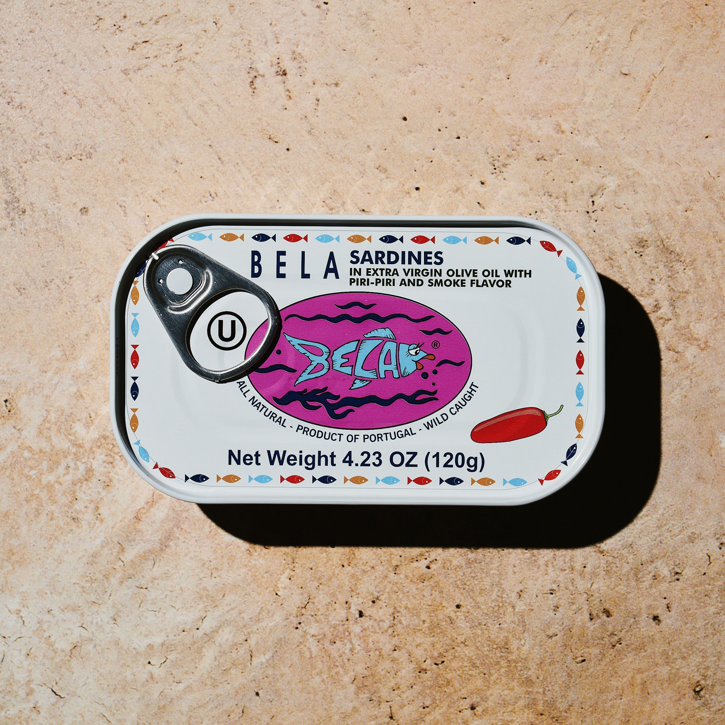 BELA Brand Seafood Sardines in Extra Virgin Olive Oil with Piri Piri and Smoke Flavor | 3 Pack