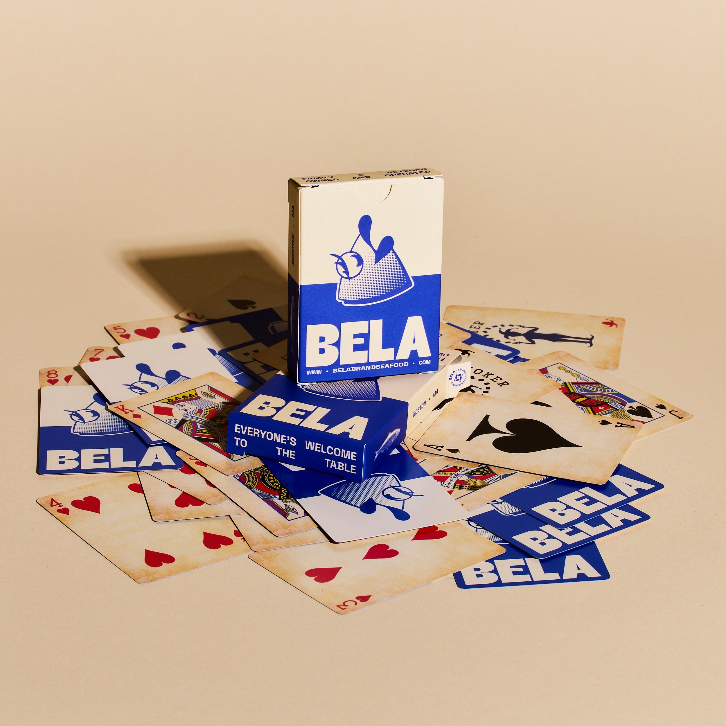 BELA Brand Seafood Playing Cards