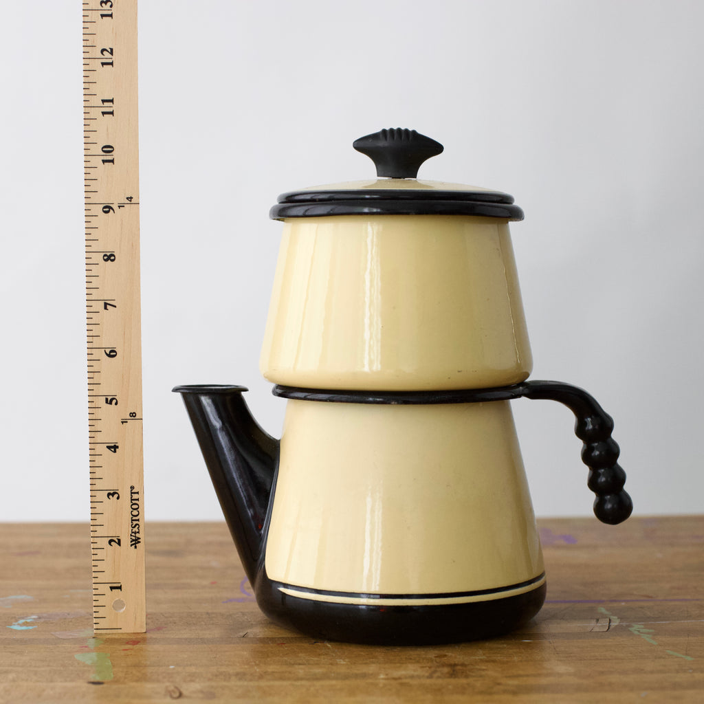 Vintage Enameled Ware Coffee Maker