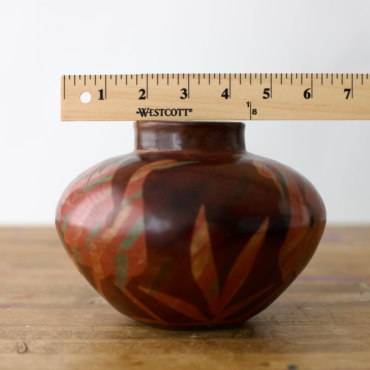 Handmade Santodio Paz Pottery Bird Vase