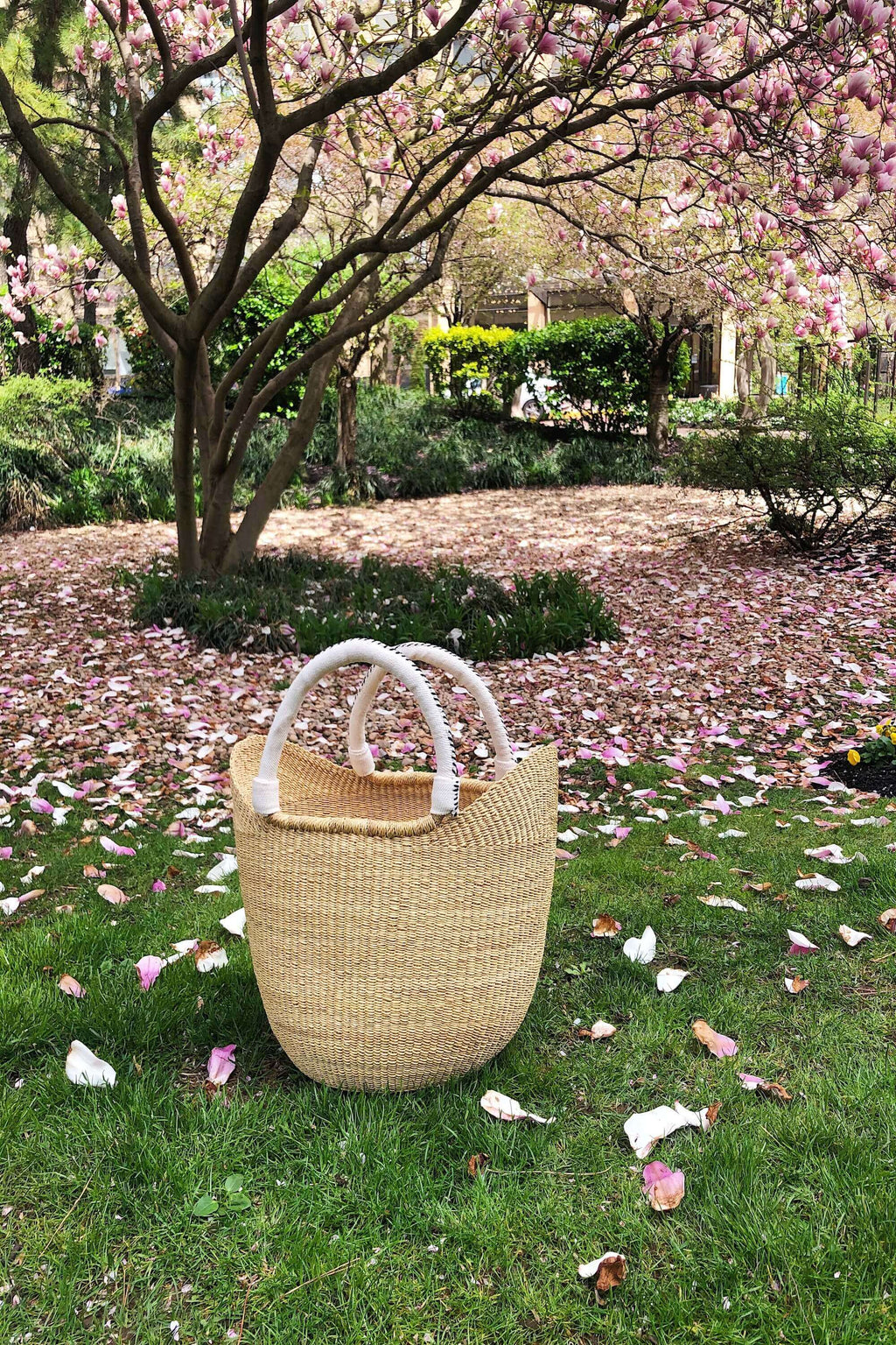 Indego Africa Natural Bolga Tote Cream