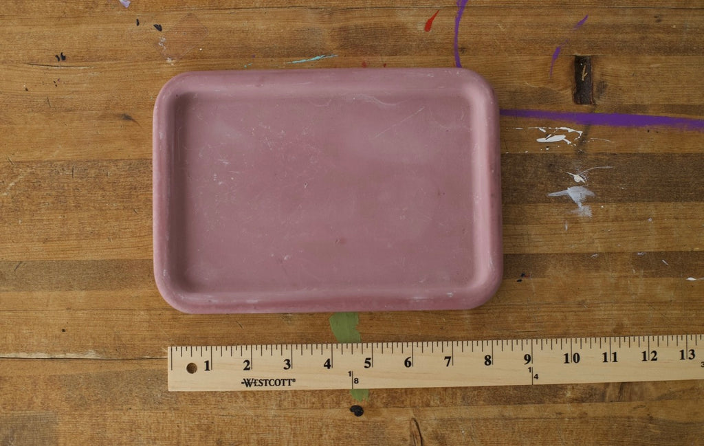 Dusty Rose Concrete Tray