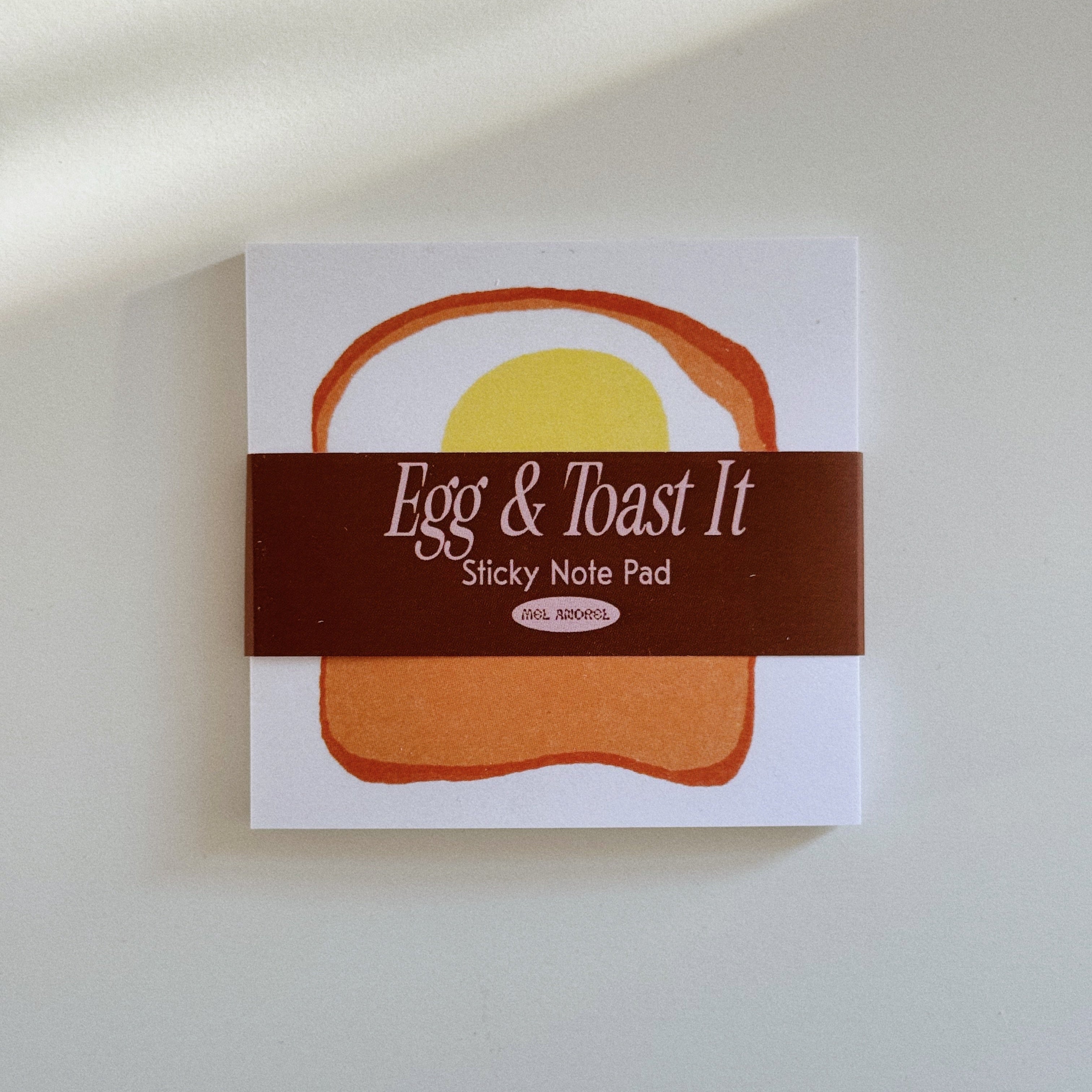Mel Andrel Sticky Notes Egg & Toast It