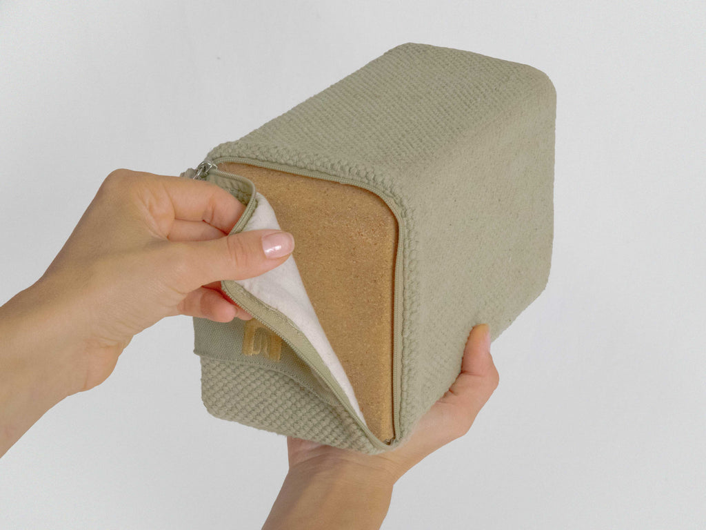 Oko Living Yoga Block - Naturally Dyed Organic Cotton