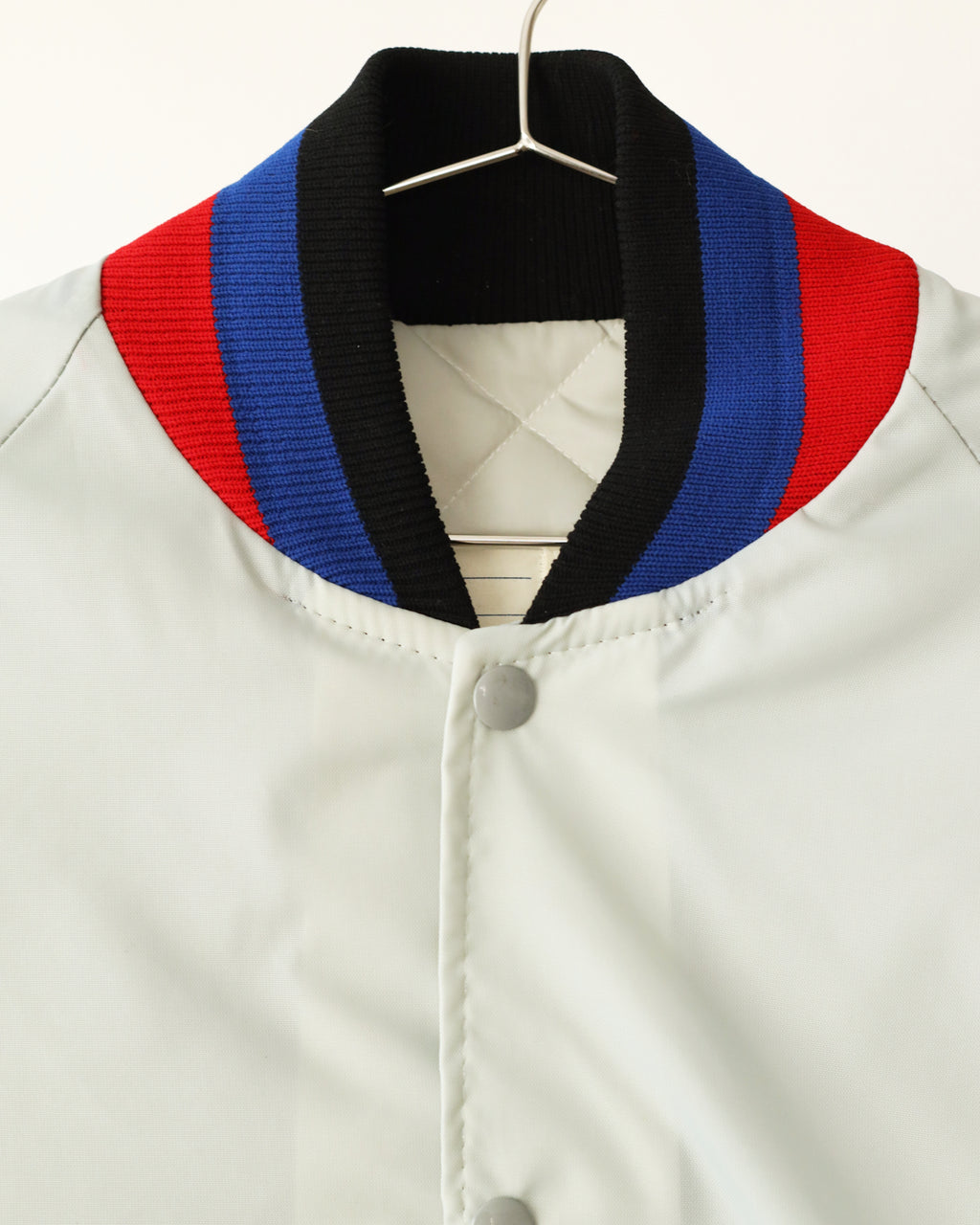 Men's Delong Sportswear White Baseball Jacket Size M