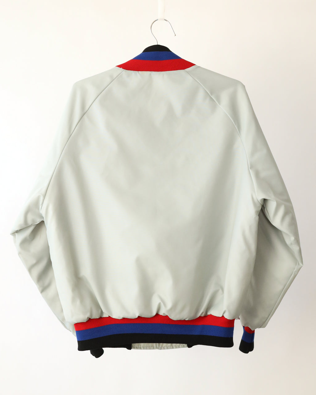 Men's Delong Sportswear White Baseball Jacket Size M