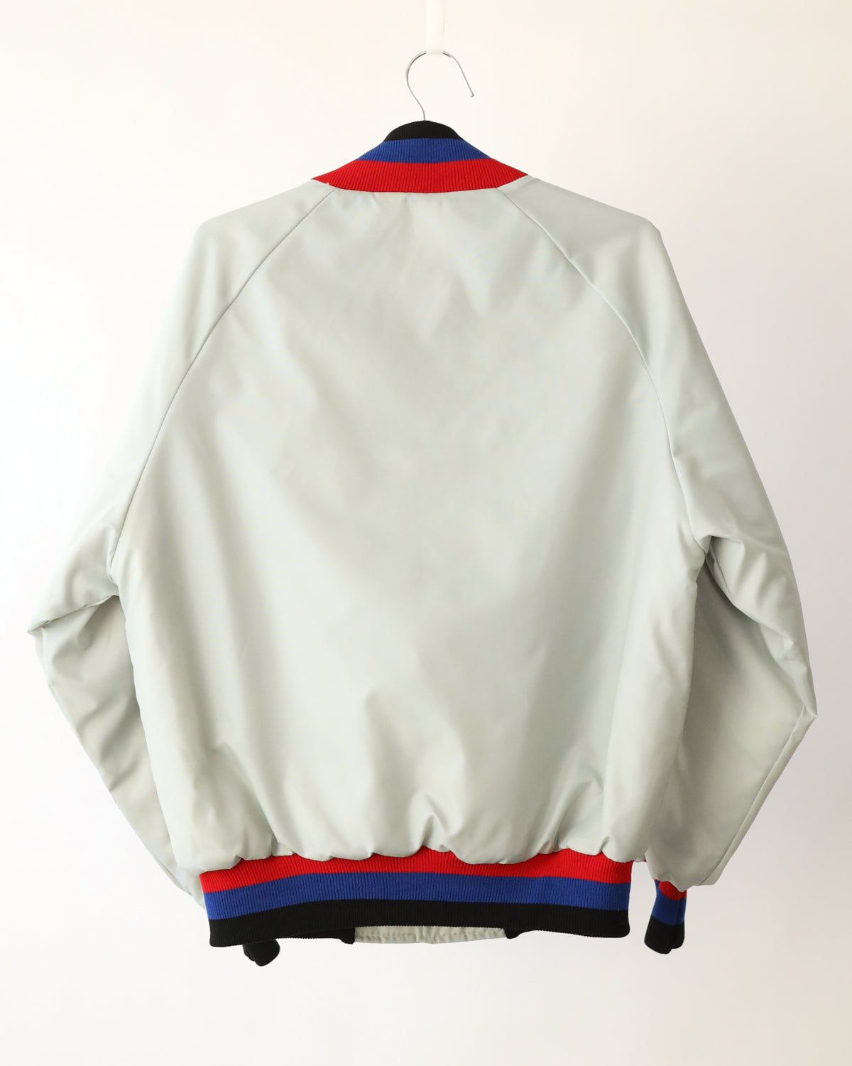 Men's Delong Sportswear White Baseball Jacket Size M