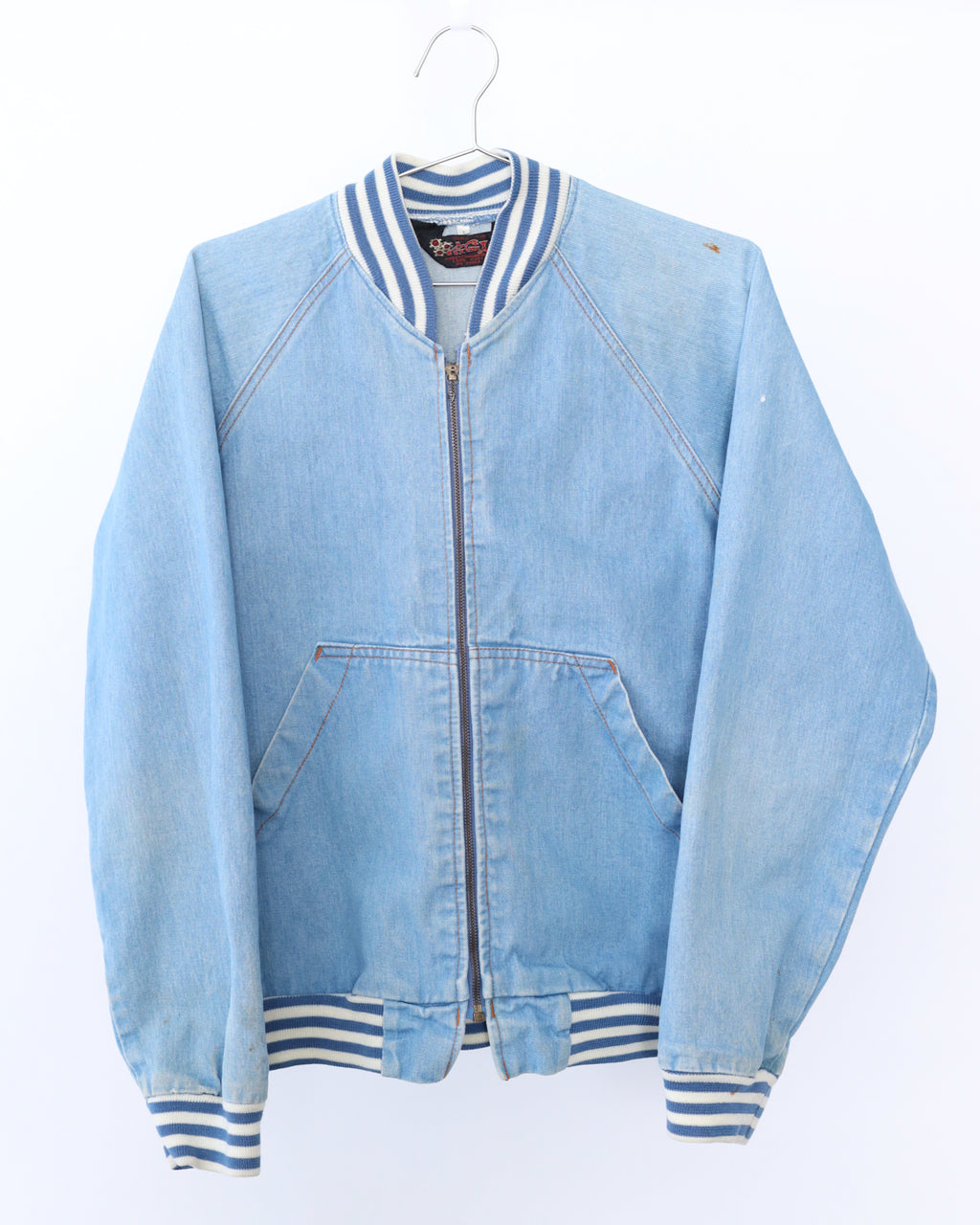 Men's Hi Gear Light Blue Denim Collegiate Jacket