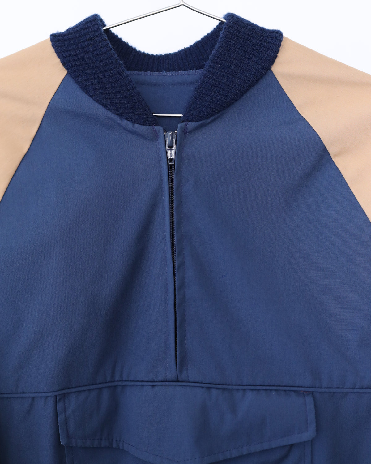 Men's Private Club Blue & Tan Pull Over Jacket