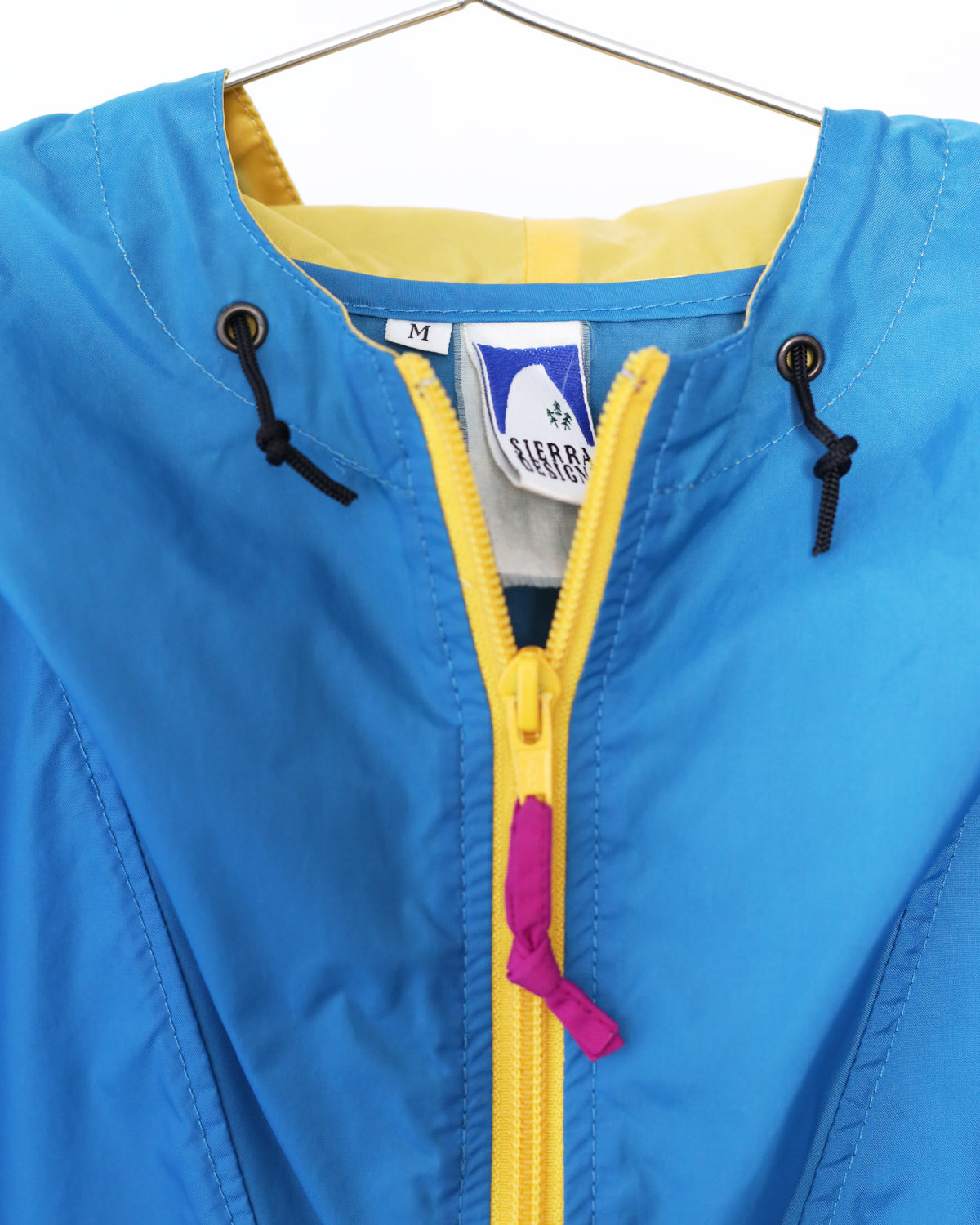 Men's Sierra Design Aqua & Yellow Pull Over Jacket Size M