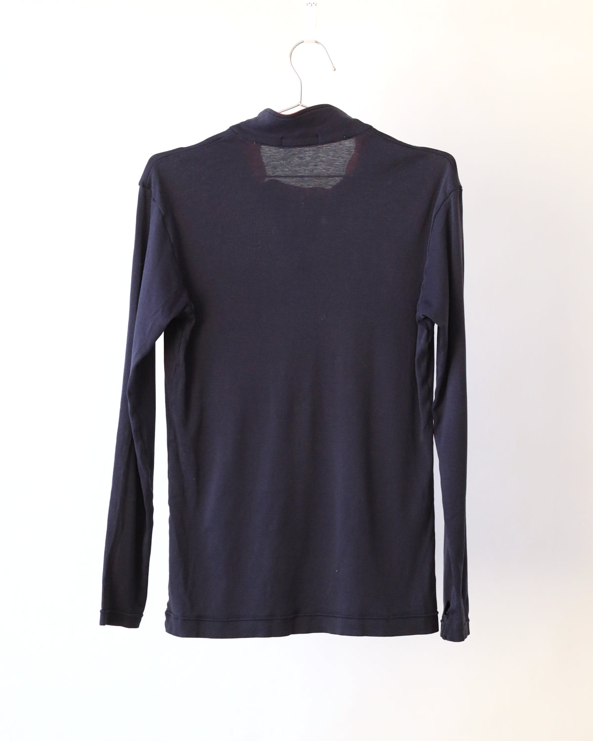 Men's Descente Long Sleeve Cycling Blue Red Jersey Size S