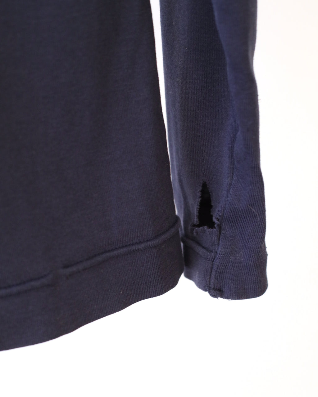 Men's Descente Long Sleeve Cycling Blue Red Jersey Size S