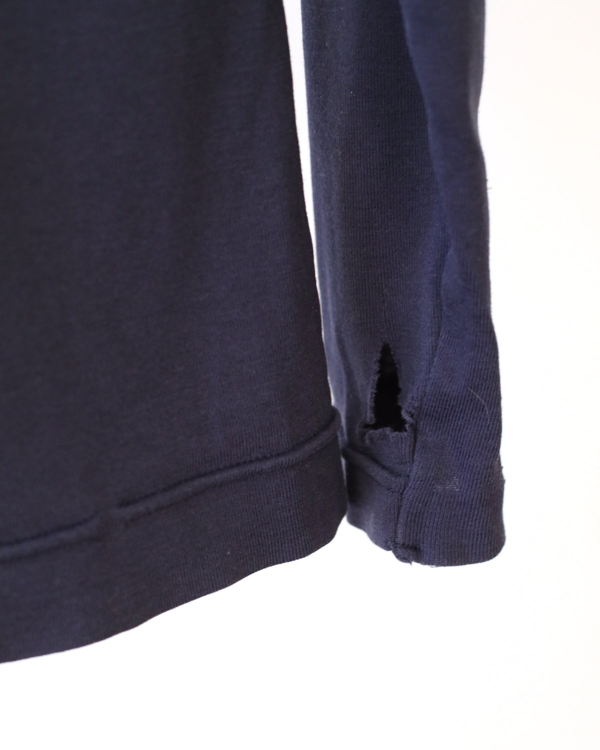 Men's Descente Long Sleeve Cycling Blue Red Jersey Size S