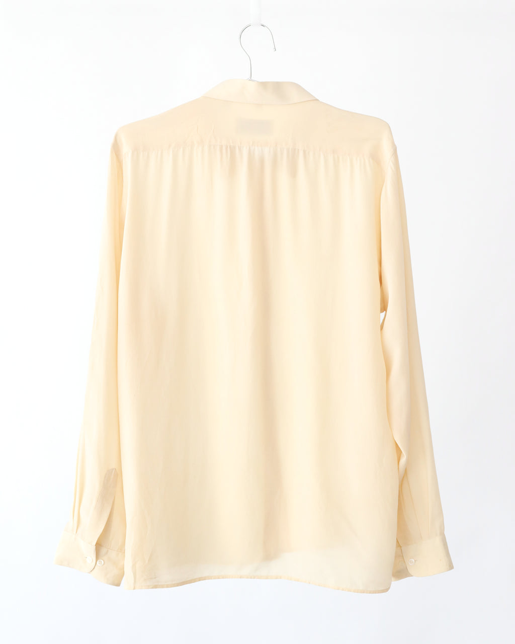 Men's David Michaels Long Sleeve Button Shirt Pale Yellow