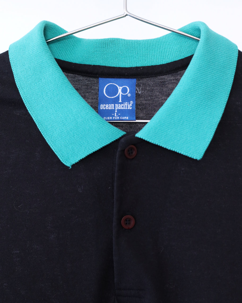 Men's Ocean Pacific Short Sleeve Polo Stripe Black