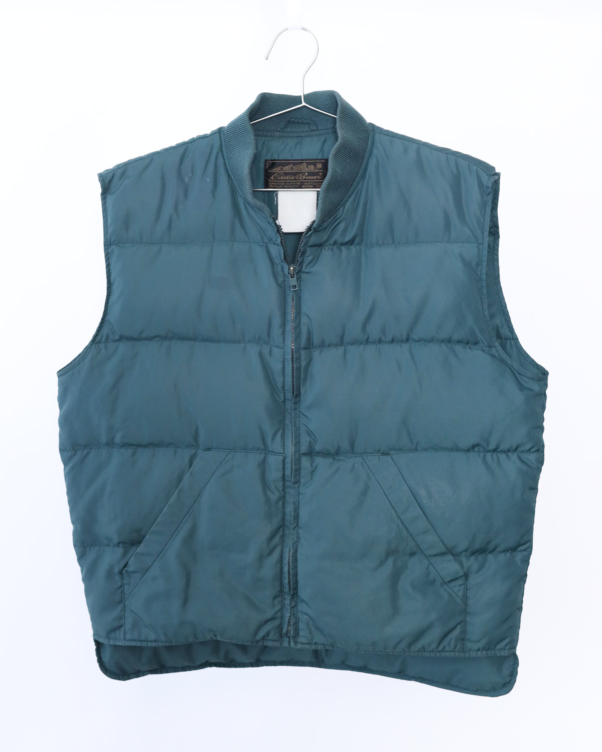 Men's Eddie Bauer Blue Green Outdoor Puffer Vest