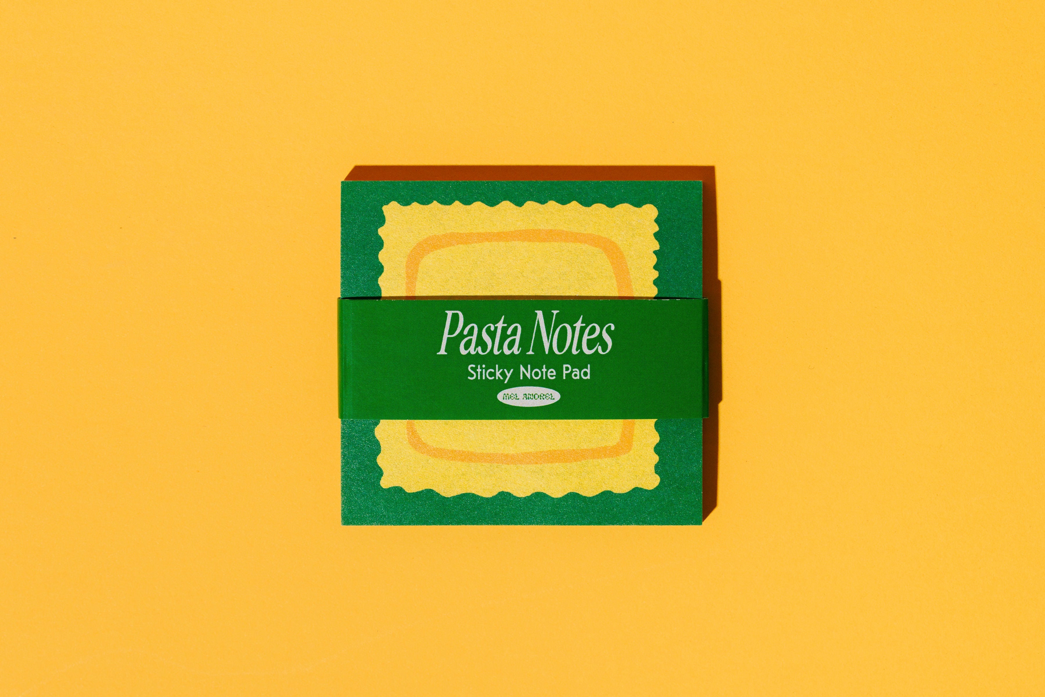 Mel Andrel Sticky Notes Pasta
