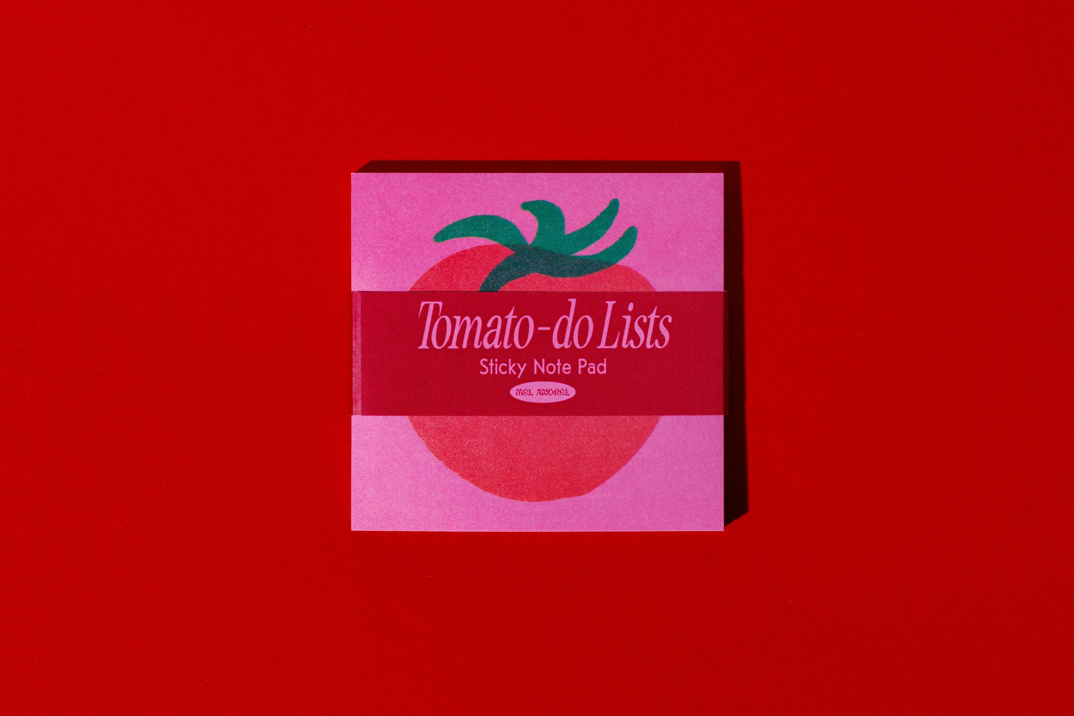 Mel Andrel Sticky Notes Tomato-do List