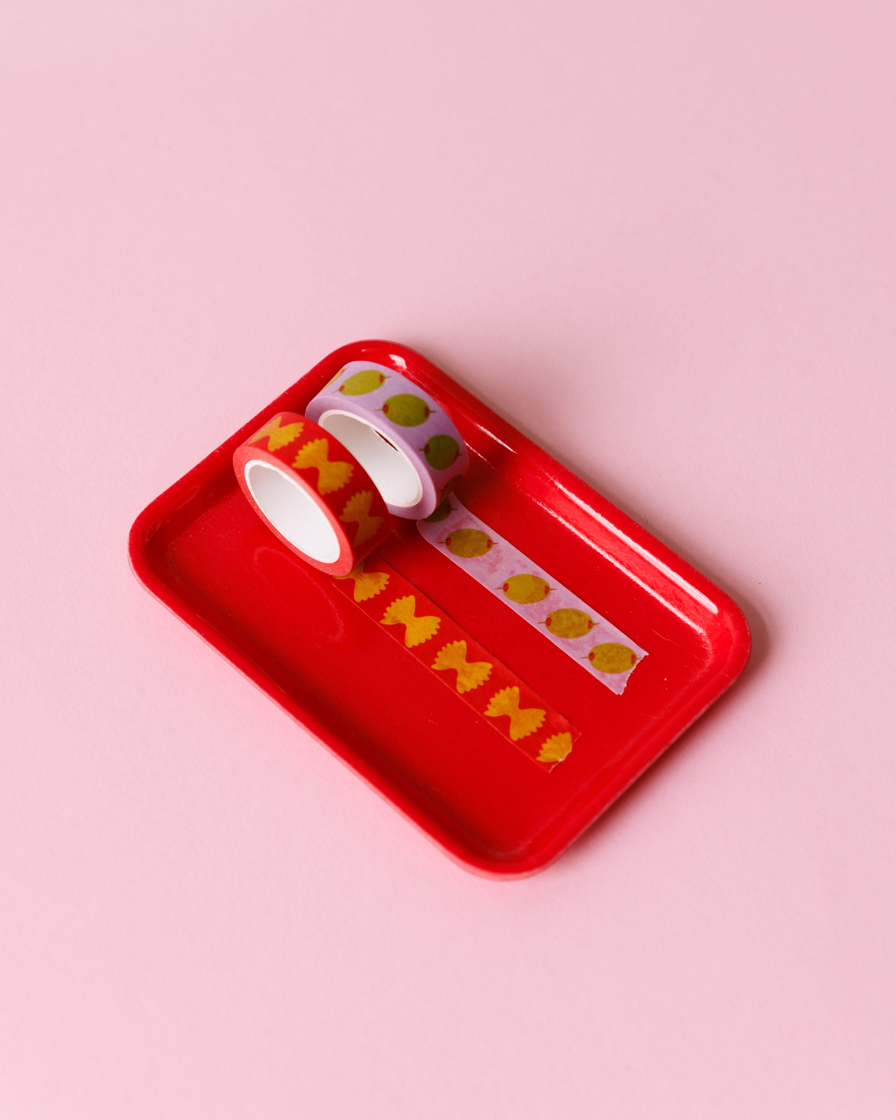 Mel Andrel Washi Tape Olive & Pasta | Two-Pack